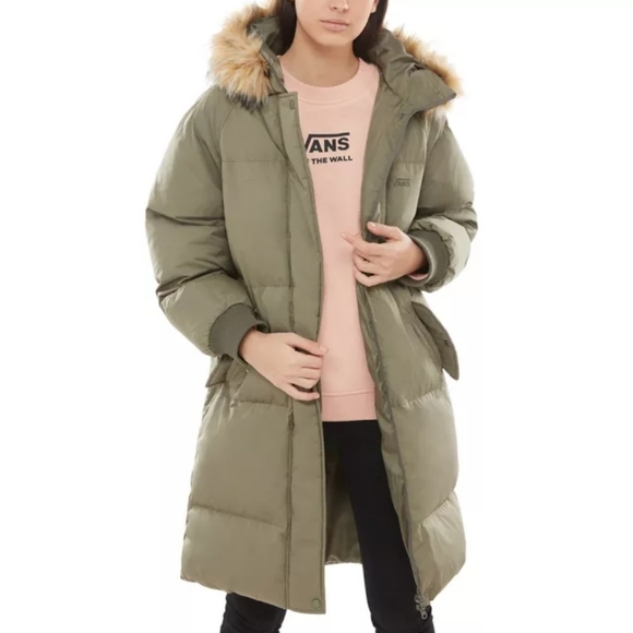 vans green coat